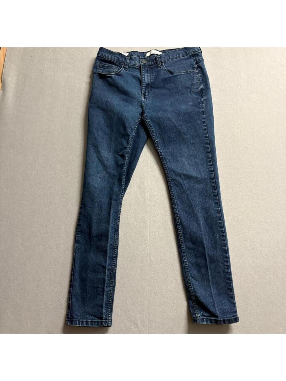 Perry Ellis Portfolio Skinny Jeans Womens 32x30 Blue Stretch Denim